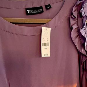 New York and Company cold shoulder top